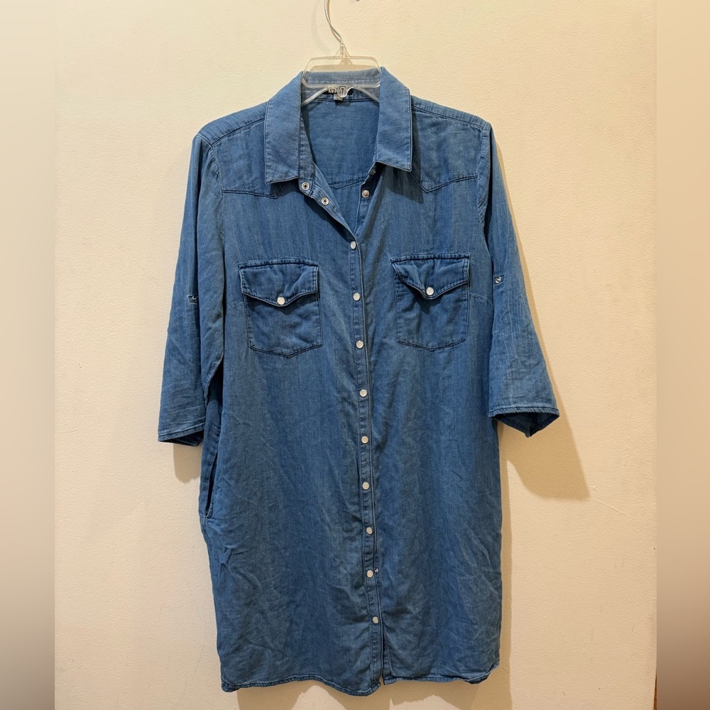 Kut from the Kloth Blue Midi Dress